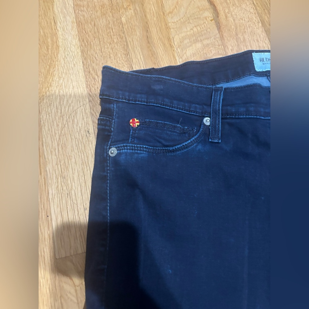 Hudson Womens Skinny Stretch Blue Jeans, Size: 29 - Picture 5 of 13